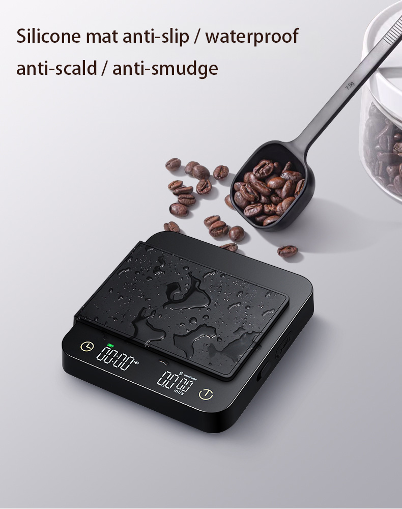 Factory Price OEM ODM coffee shop proportions timer Italian style 3kg/0.1g Electronic smart Mini Cof(图12)